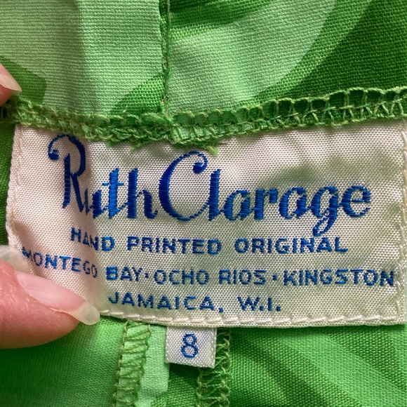 VTG 60-70s Patterned Wide Leg Pants - Picture 2 of 12